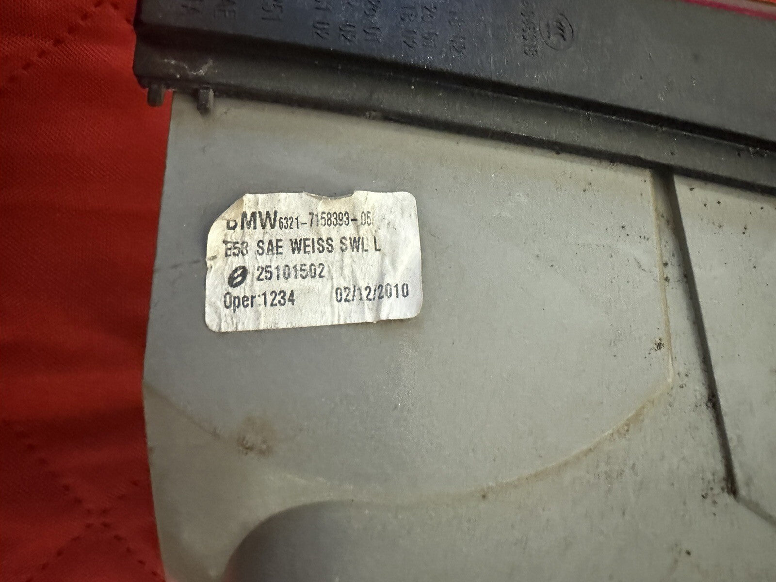 00-04 BMW X5 DRIVER SIDE LEFT OUTER TAIL LIGHT LAMP OEM 7158393