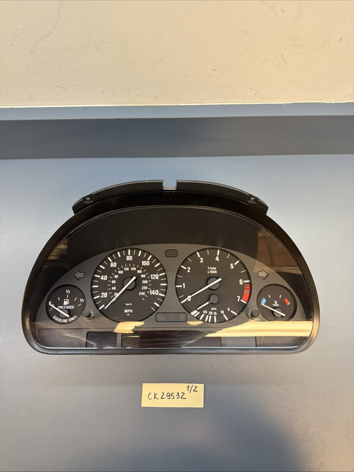 97-03 Bmw E39 5 Series Dash Instrument Speedometer Cluster 9155822 170K