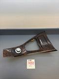 07-13 BMW E90 E92 328i 335i CENTER CONSOLE WOOD CCC TRIM OEM WITH KNOB 7078571