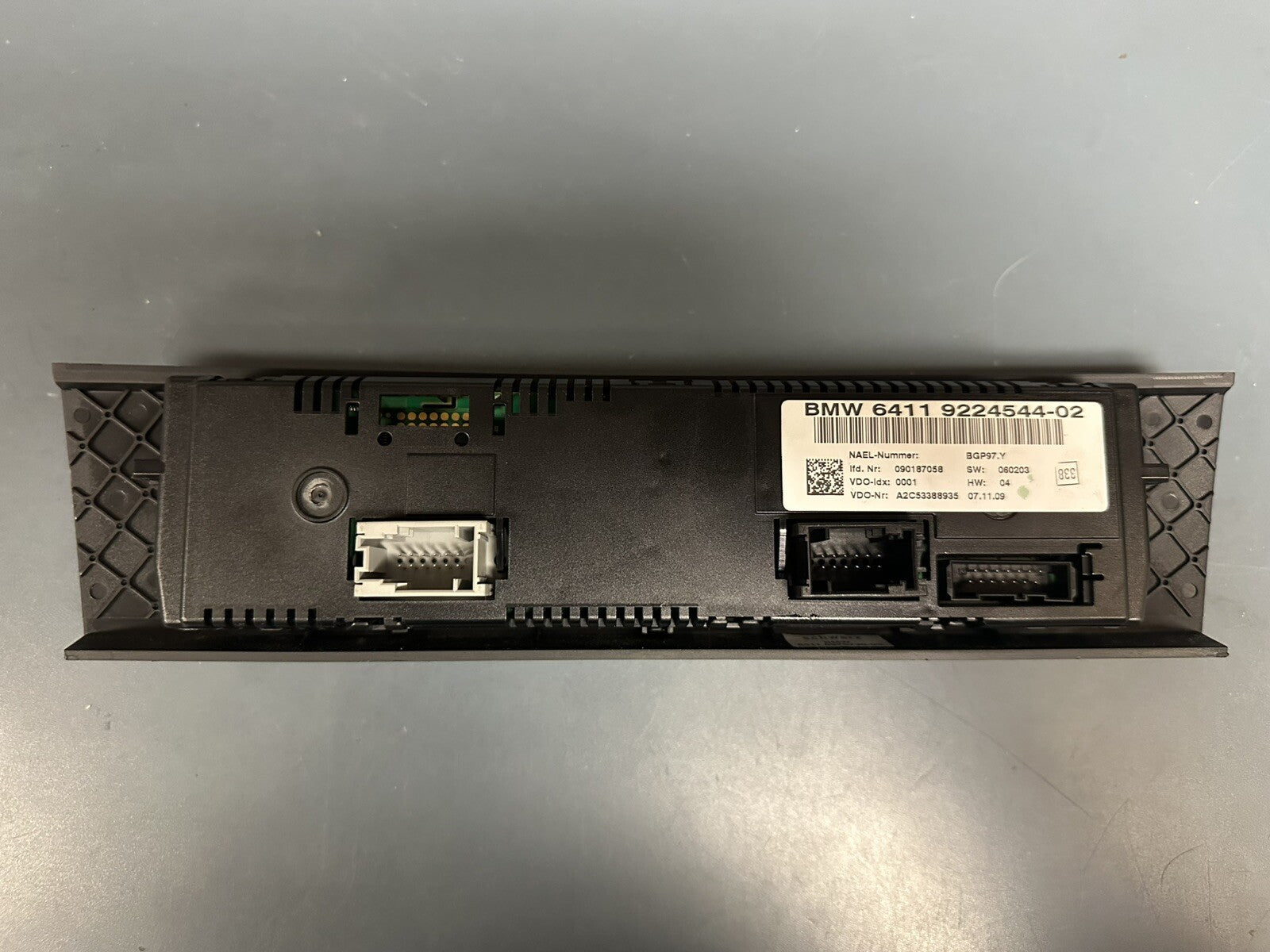 07-11 BMW 328XI 135I E82 E91 E90 OEM CLIMATE HEAT A/C CONTROL  Unit 9224544