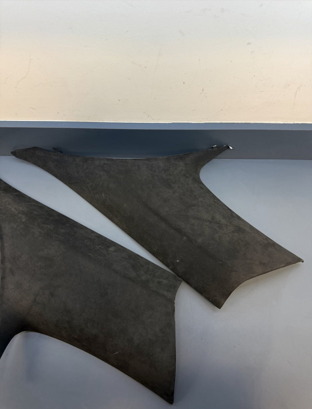 04-10 BMW E63 M6 Headliner Roof Pillar Trim Sun Visor Black Alcantara Set OEM