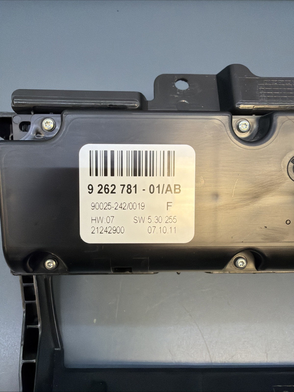 07-13 BMW X5 AC HEATER CLIMATE TEMPERATURE CONTROL SWITH PANEL OEM 9262781