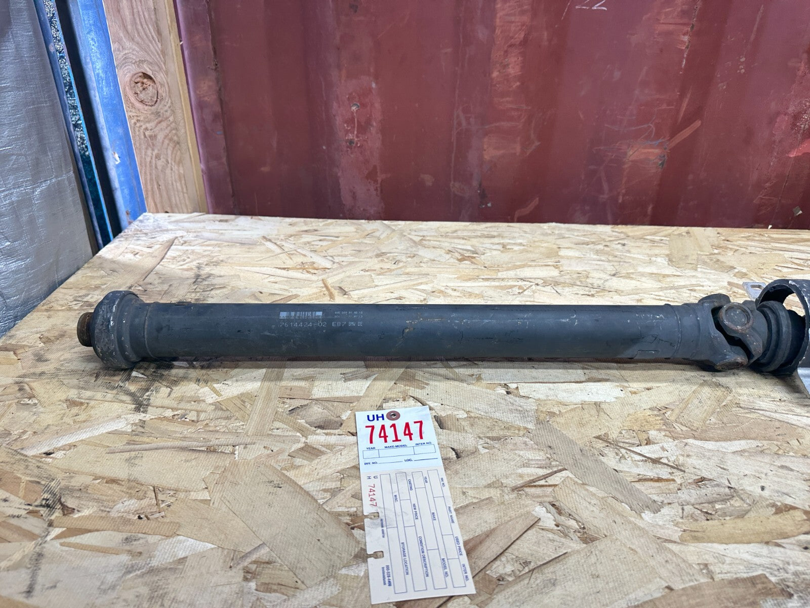 OEM BMW REAR DRIVESHAFT FITS DCT AUTOMATIC 09-13 E88 E82 135i N55 7614424
