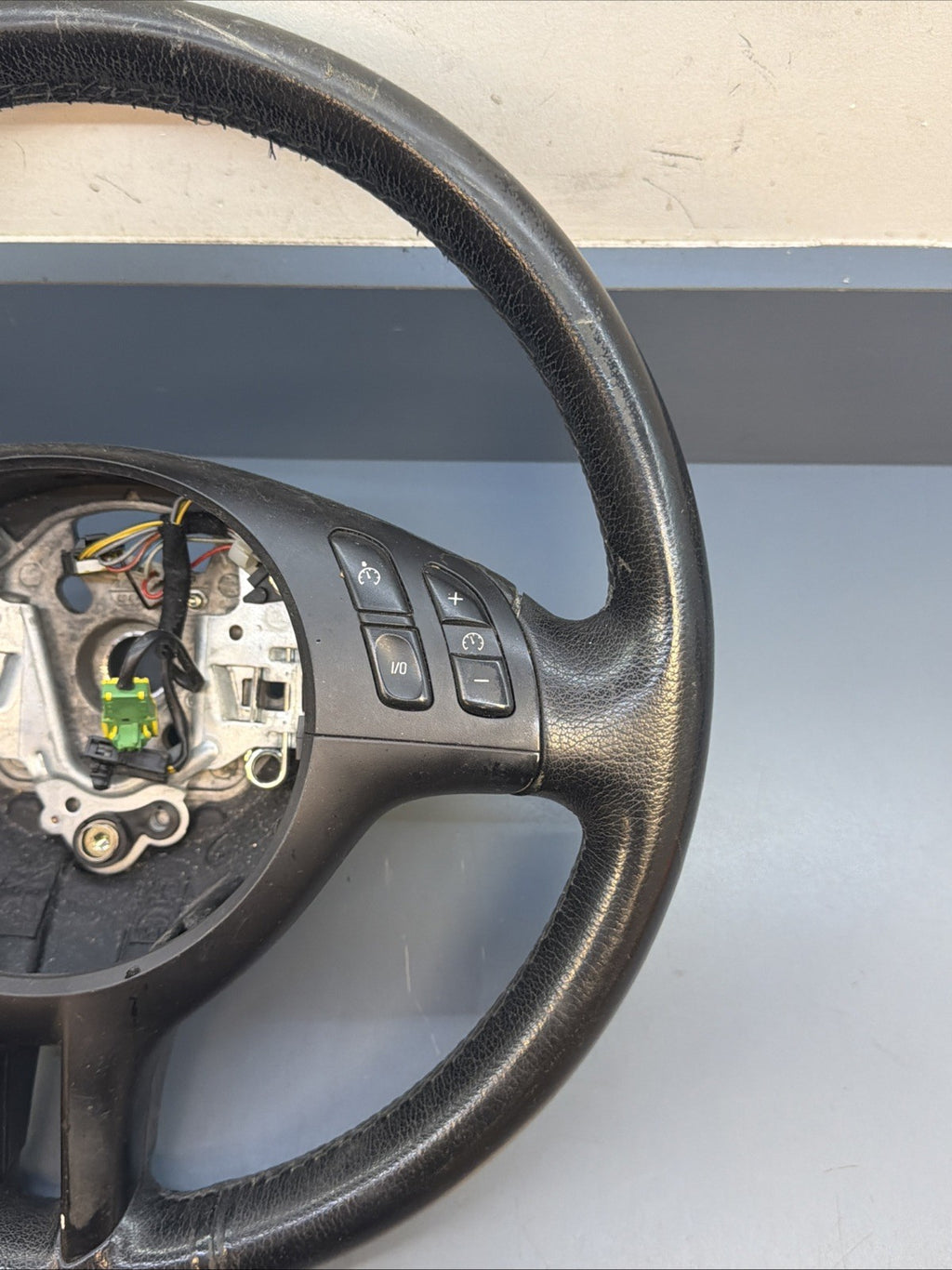 BMW 99-06 E46 3 SERIES BLACK LEATHER SPORT STEERING WHEEL OEM 101493/6760659