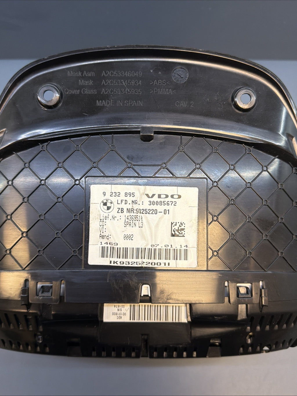 2012 - 2015 BMW F30 335I SPEEDOMETER INSTRUMENT CLUSTER OEM 9232895