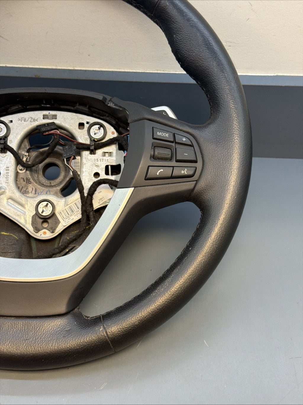 BMW 2011-2017 F25 X3 BLACK LETHER STEERING WHEEL HEATED SPORT OEM 2406058