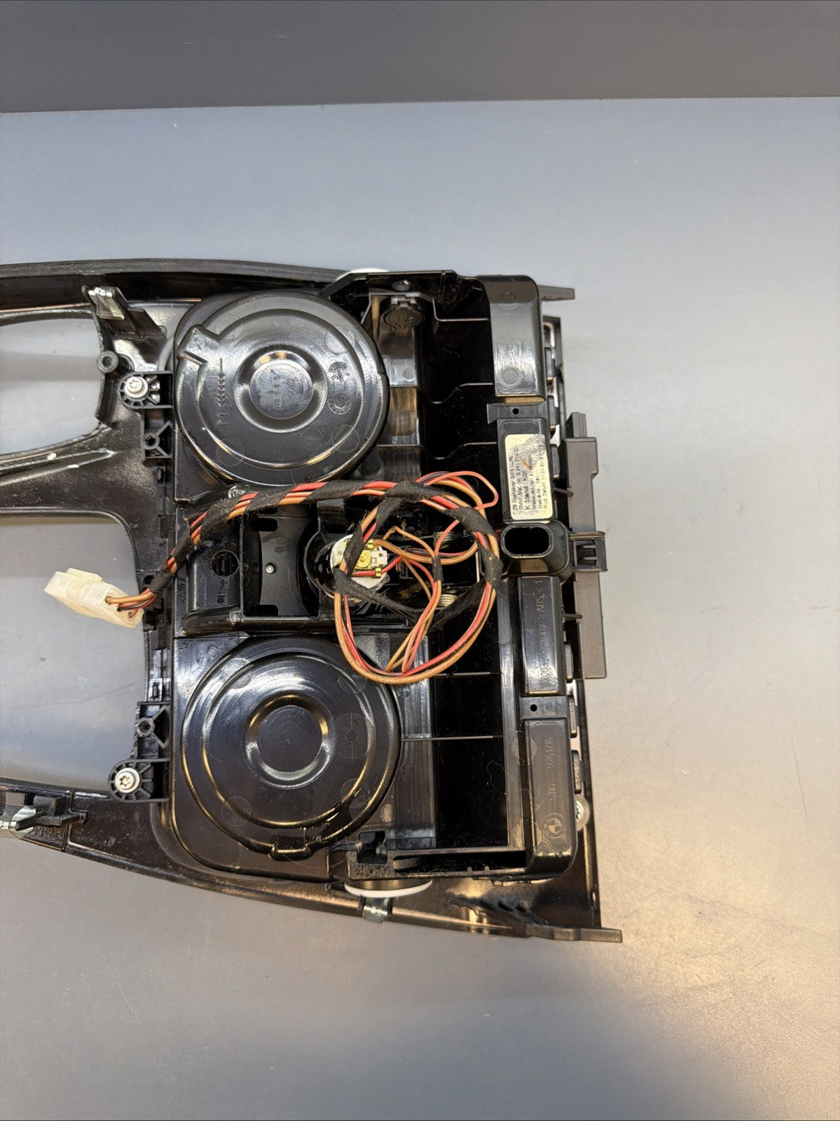 11-16 BMW F10 535i FRONT CENTER CONSOLE WOOD TRIM W CUP HOLDER ASHTRAY 9241714