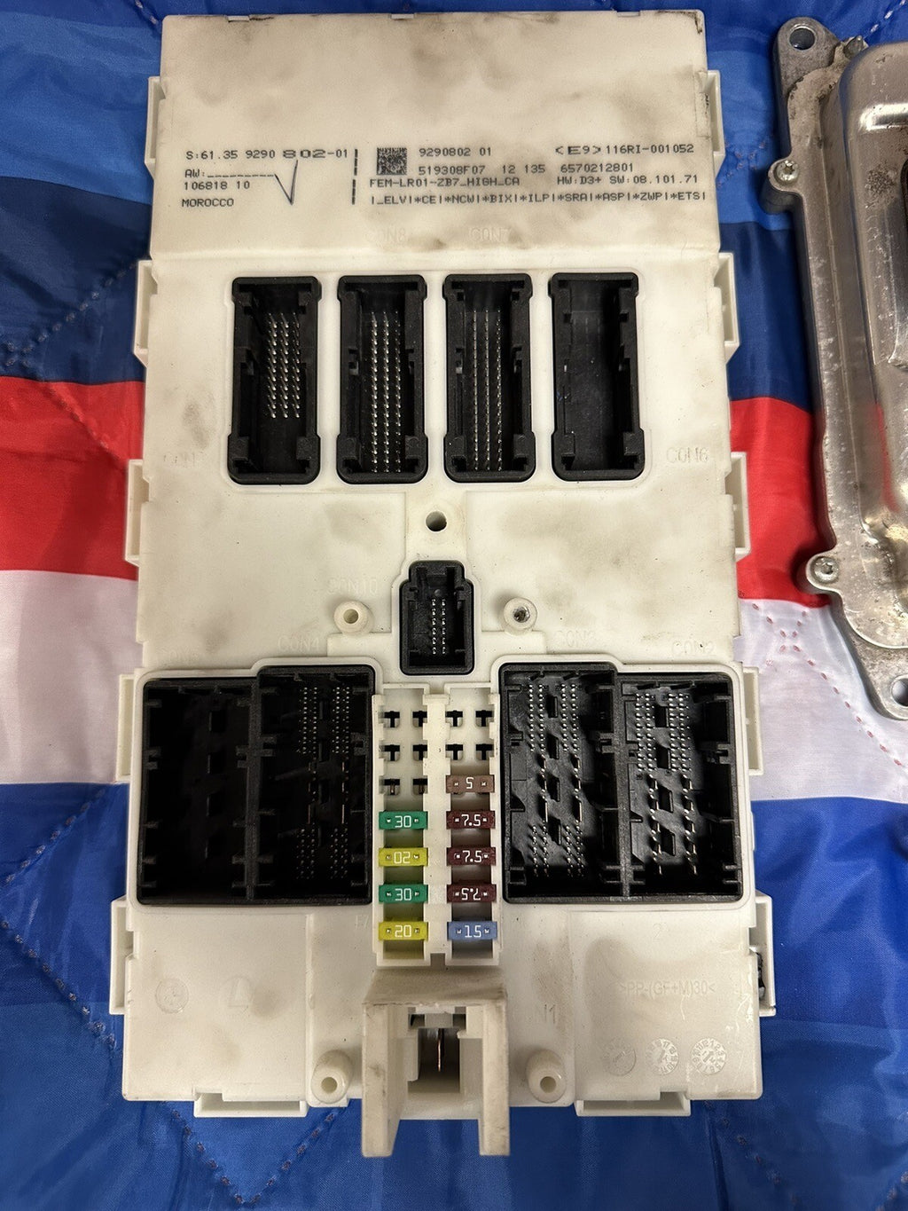 12-17 BMW F30 F22 F36 N26 ECU DME ENGINE COMPUTER KEY IGNITION UNIT SET OEM 109K