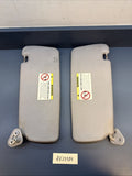 BMW E36 328I M3 318I 320I 325I Front Sun Visor Grey Leather Pair OEM