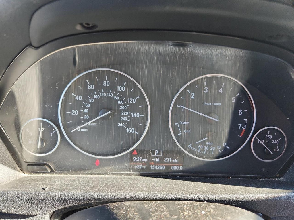 12-18 BMW F30 F31 3 320i 328i Speedometer Gauge Cluster 154K Miles OEM 9283341