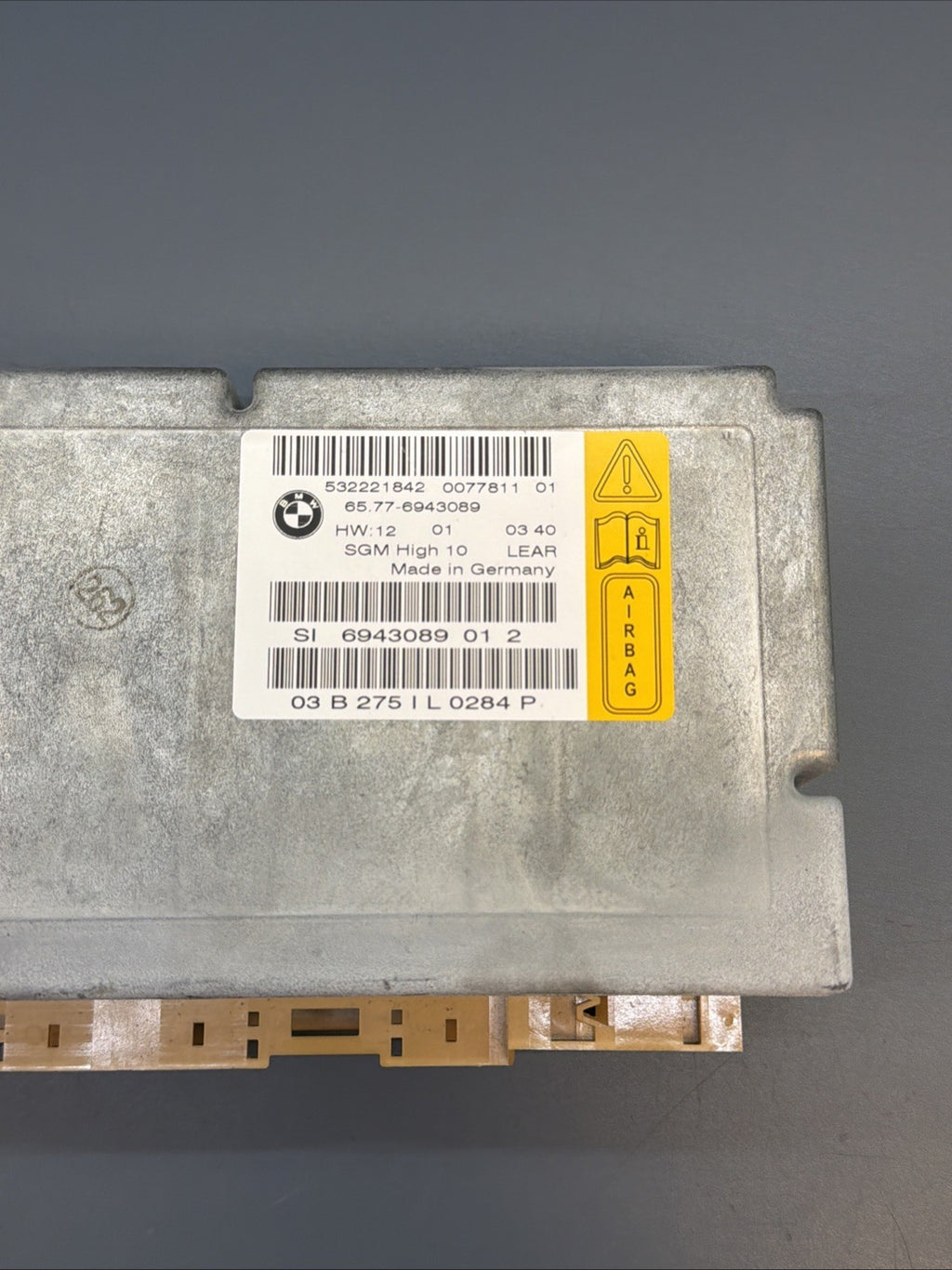2004–2007 BMW E60 E61 Rear Safety Gateway Control Module SGM OEM 65776943089