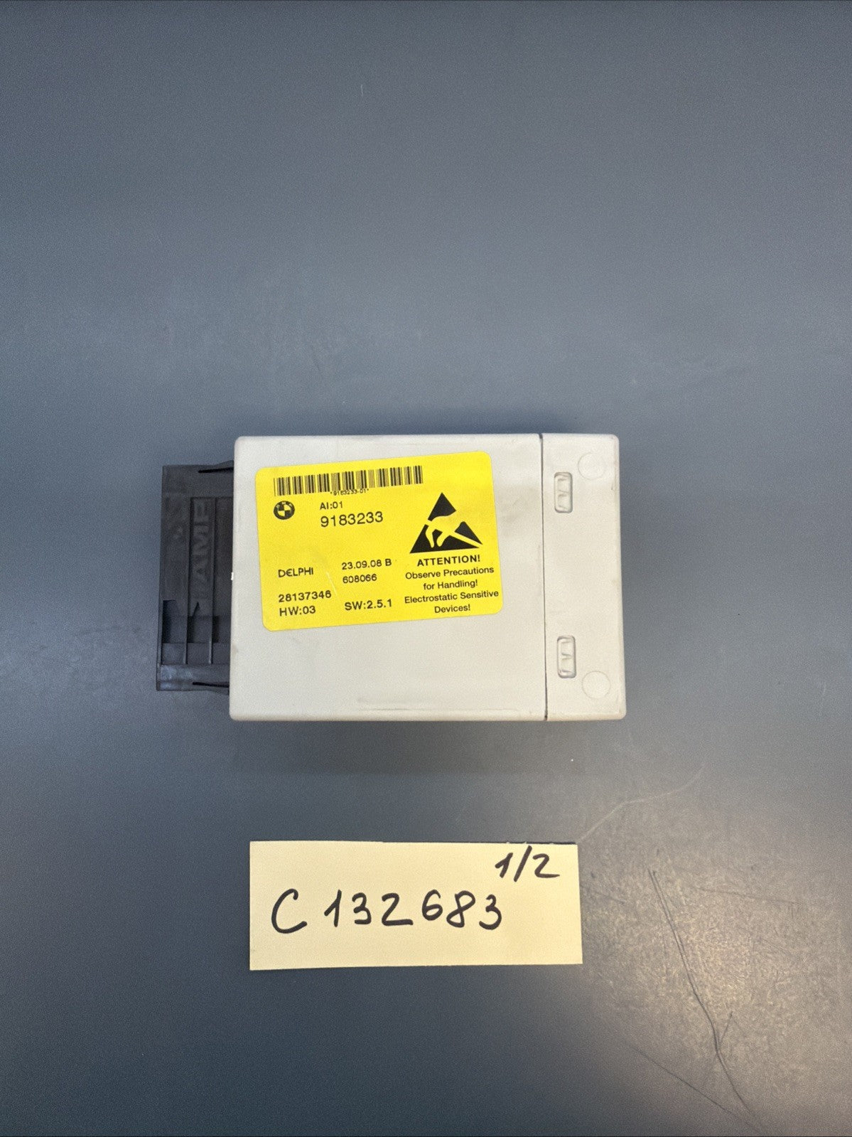 OEM Center Console Switch Control Module BMW 528i 528xi 535i 535xi 550i 9183233