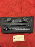 2011-2014 BMW X3 3.0L - Front AC Climate Control / Stereo / CD UNIT 9252738