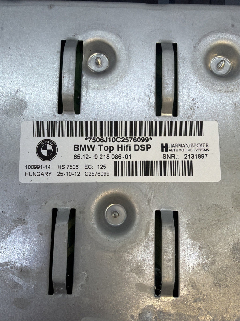 BMW 06-13 E81 E90 E84 1 3 SERIES X1 HARMEN TOP HIFI AUDIO AMPLIFIER 9218086