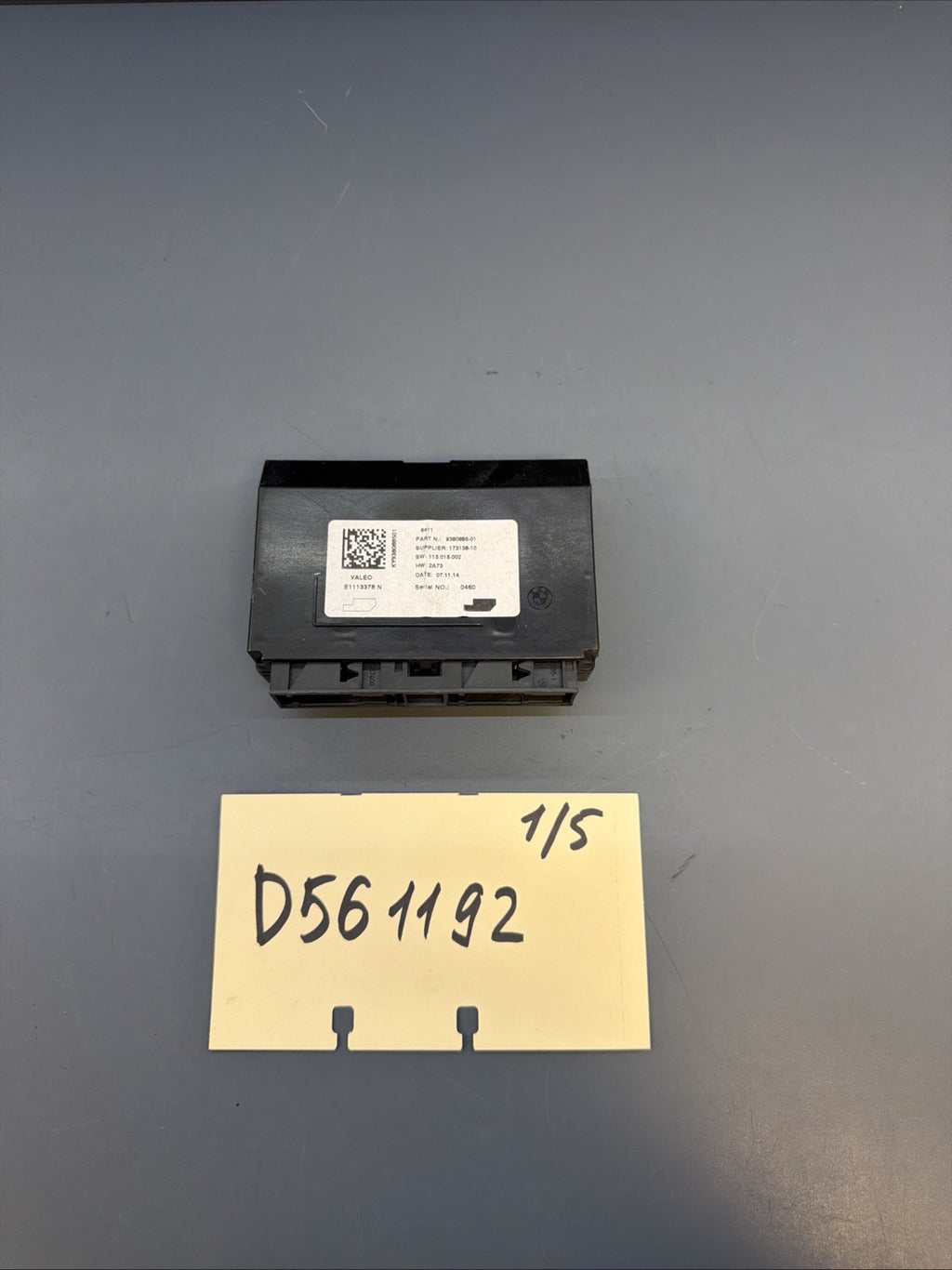 12-16 BMW F30 F31 F34 F35 F80 F32 A/C AIR CONDITION CONTROL MODULE 9380885 OEM
