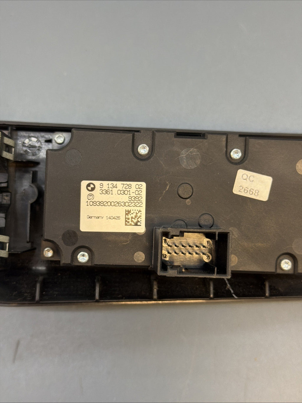 2007 - 2013 BMW X5 E70 Headlight Fog Light Lamp Control Switch OEM 9134728