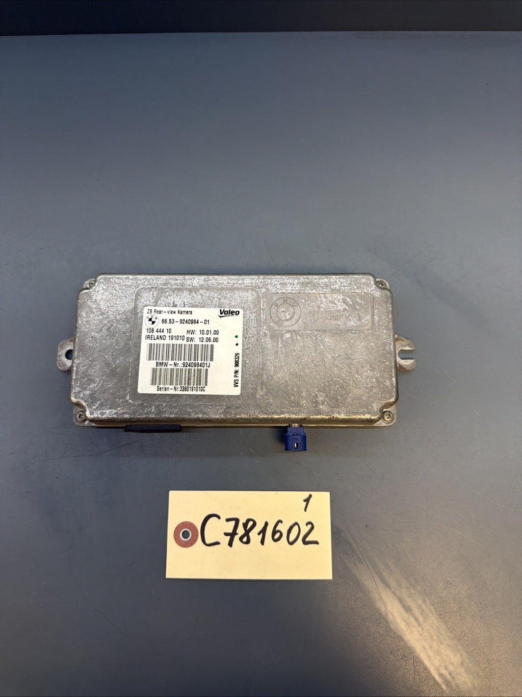 2011-2016 BMW 528I/535I/550I F10 REAR VIEW CAMERA CONTROL MODULE OEM 66539240984