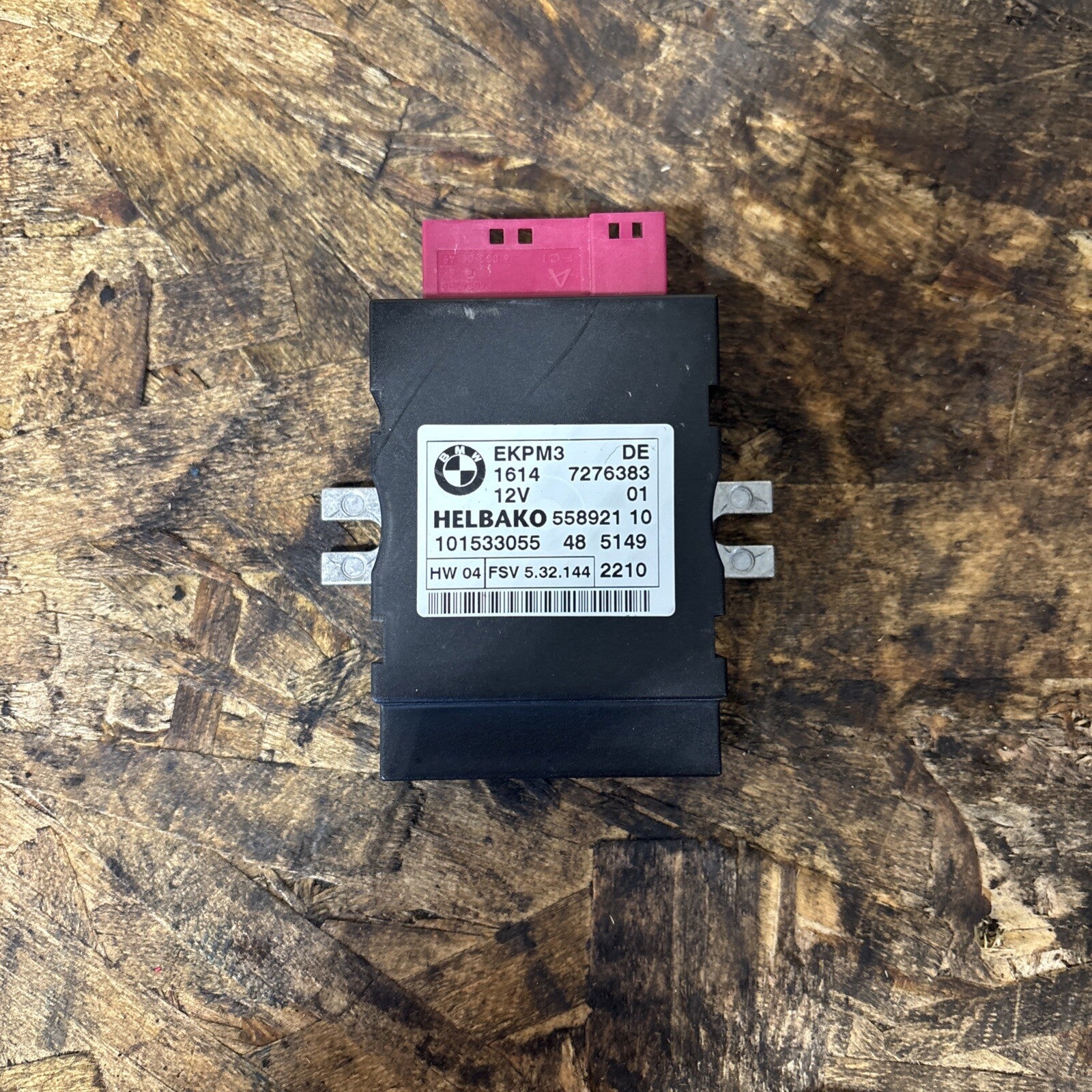 06-13 OEM BMW E88 E90 E92 N54 N55 Helbako Fuel Pump Relay Control EKPM3 7276383