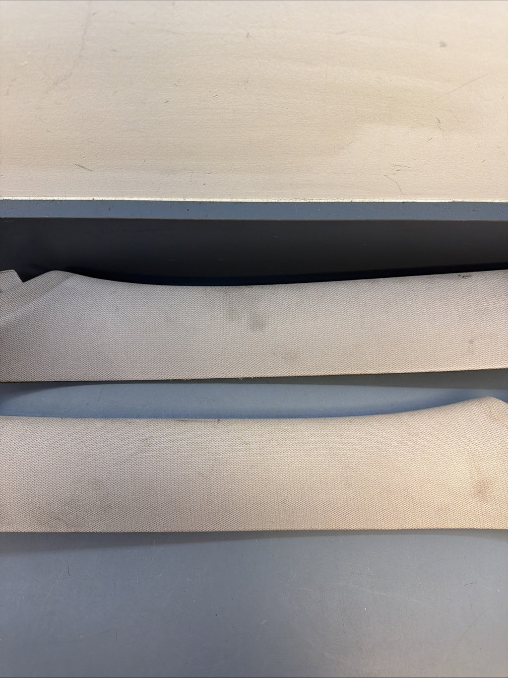12-16 BMW F30 Front Left & Right A Pillar Trim Panel Cover Grey 7220995 7220996