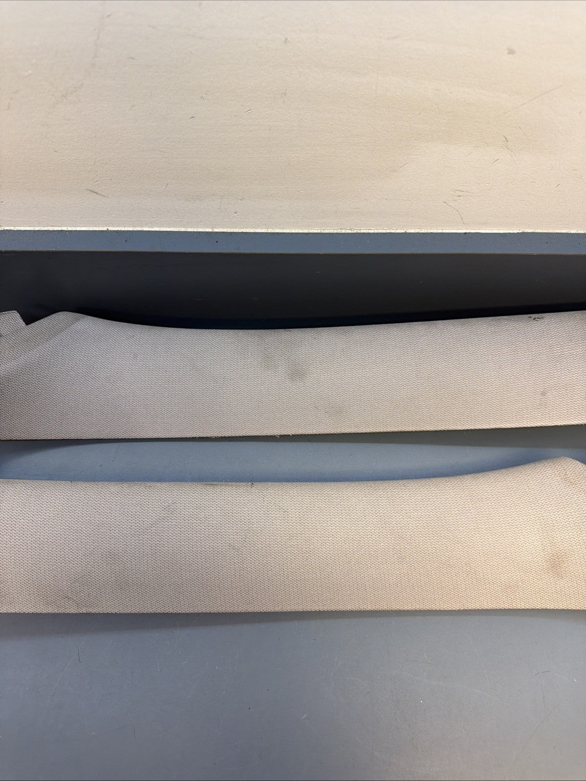 12-16 BMW F30 Front Left & Right A Pillar Trim Panel Cover Grey 7220995 7220996