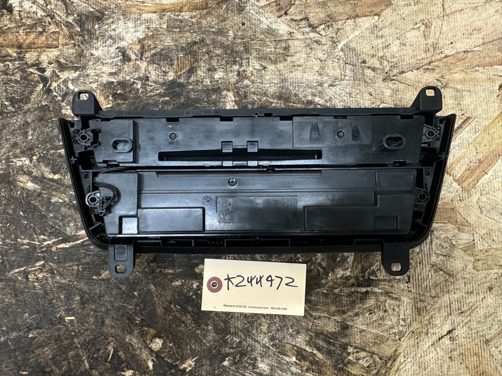 BMW F30 2012-2015 CLIMATE CONTROL AND RADIO PANEL OEM BMW 17313810