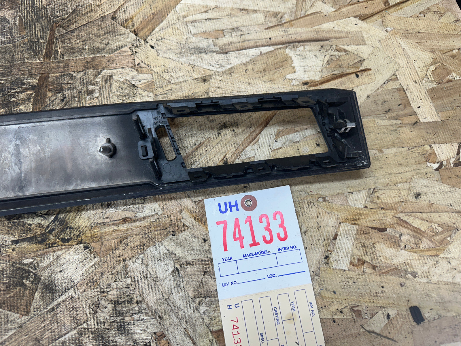 BMW 2001-2010 5 SERIES CENTER DASH POPLAR WOOD VENT TRIM OEM 6970268