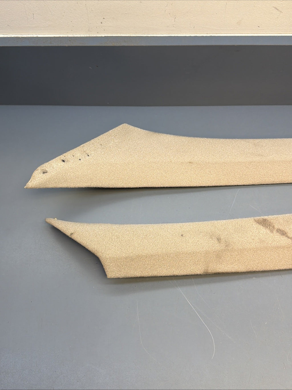 89-95 Bmw E34 5 Series Windshield A Pillar Column Trim Set Gray 8148643 8148644