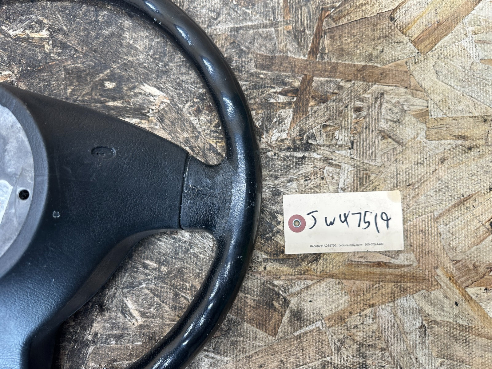 BMW 99-06 E46 3 SERIES MULTIFUNCTION SPORT STEERING WHEEL LEATHER BLACK 6753534