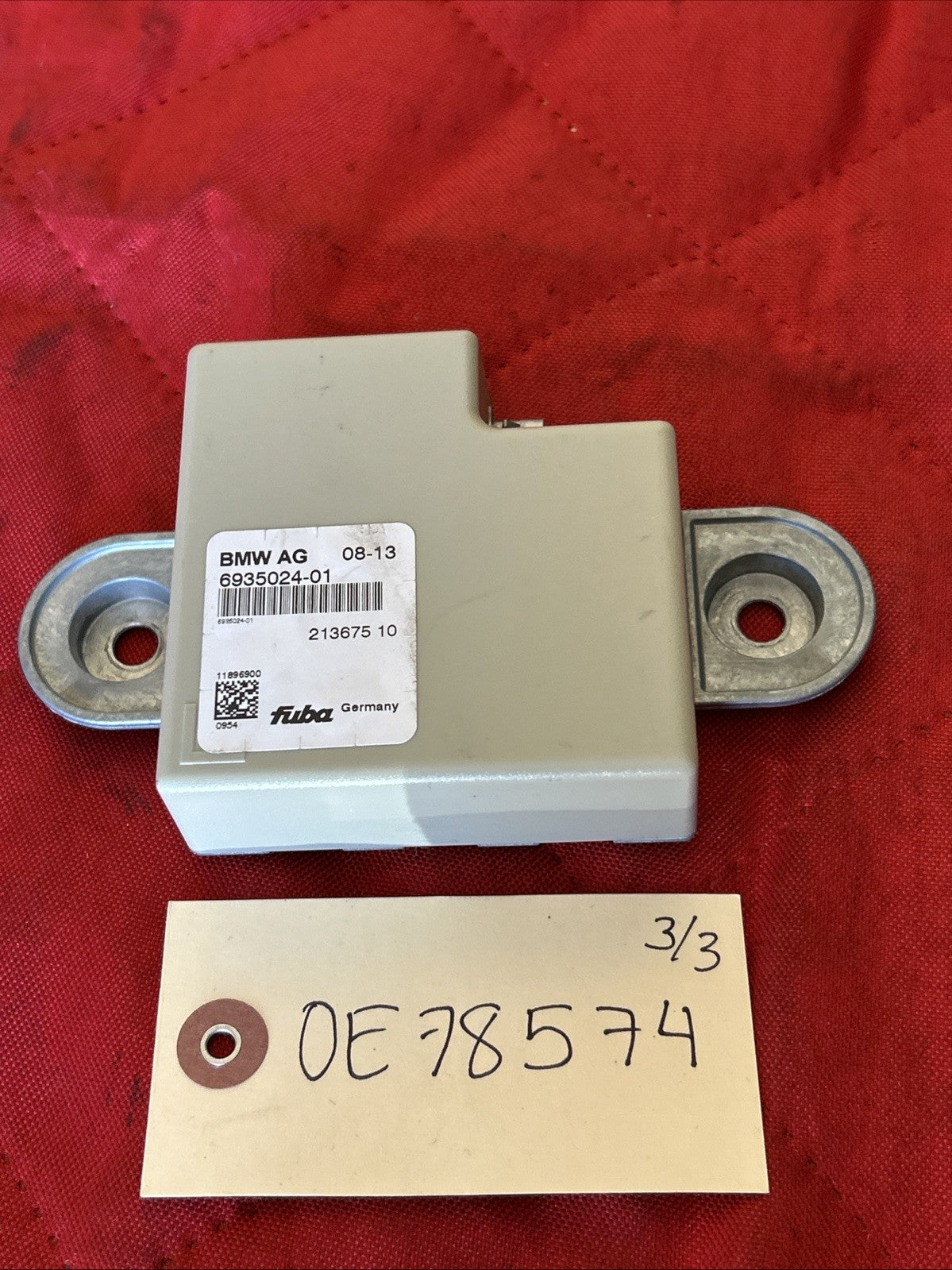 12-15 BMW X1 X3 GPS Antenna Radio Amplifier Control Module Unit 6935024 OEM