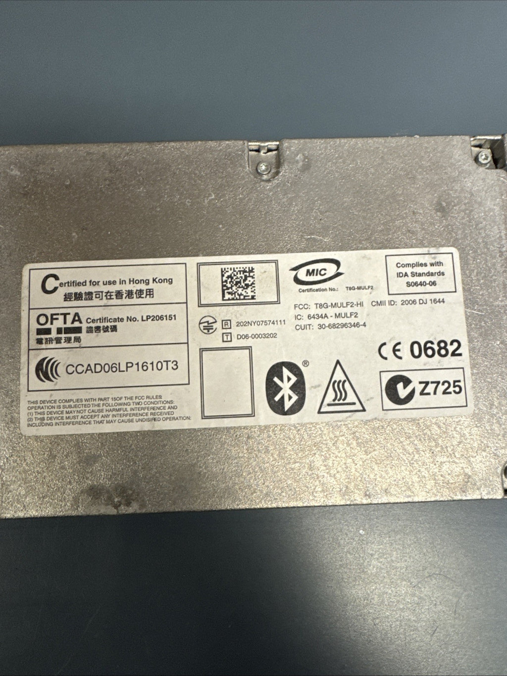 BMW 328i 528i 650i 740i 750I  X5 X6 ULF Module 84109207360 OEM Used