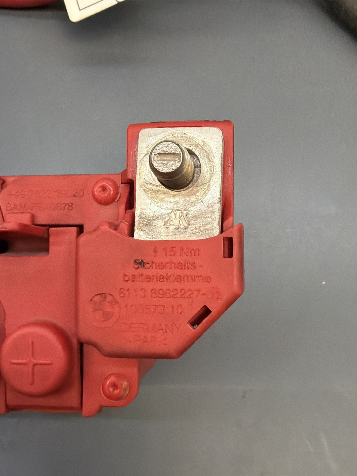 06-13 BMW E82 E90 E92 Battery Plus Pole Terminal Positive Cable 6988974 Oem