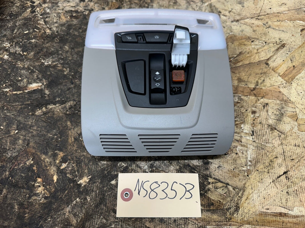 BMW F30 2012-2019 OVERHEAD DOME LIGHT SUNROOF SWITCH GRAY OEM 9321466