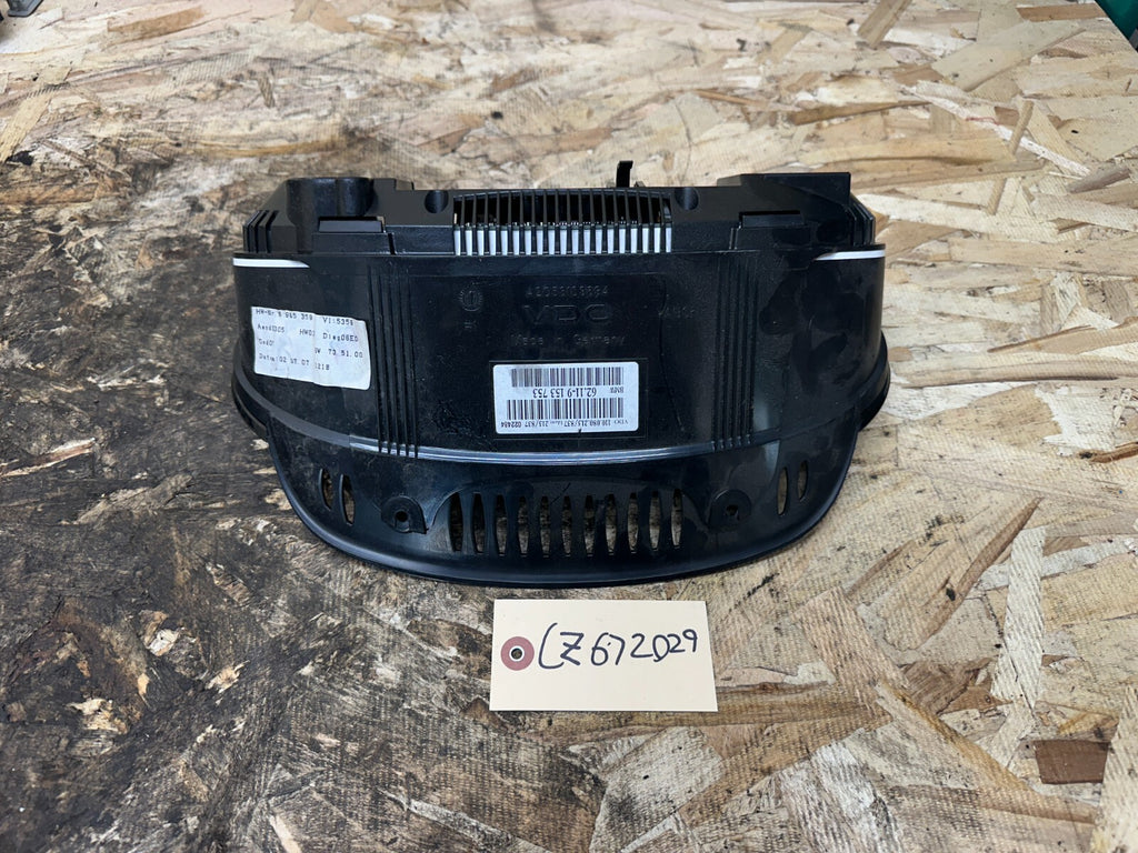 BMW 2007-2010 E60 LCI SPEEDOMETER INSTRUMENT GAUGE CLUSTER MPH OEM 9153753