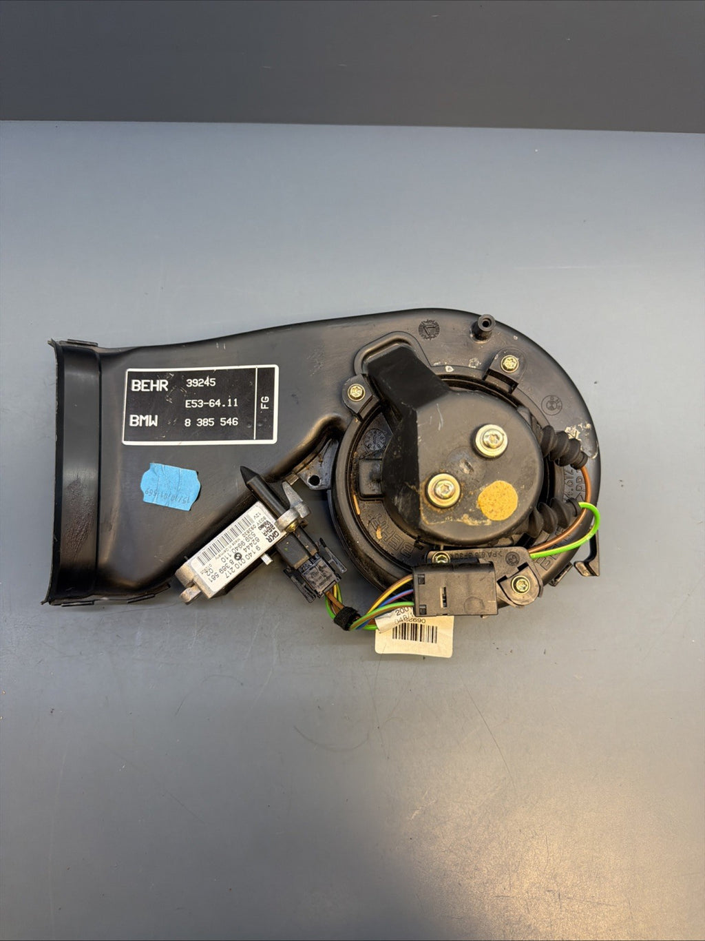 00-06 BMW E53 X5 REAR HVAC A/C HEATER BLOWER FAN MOTOR 8385546 OEM