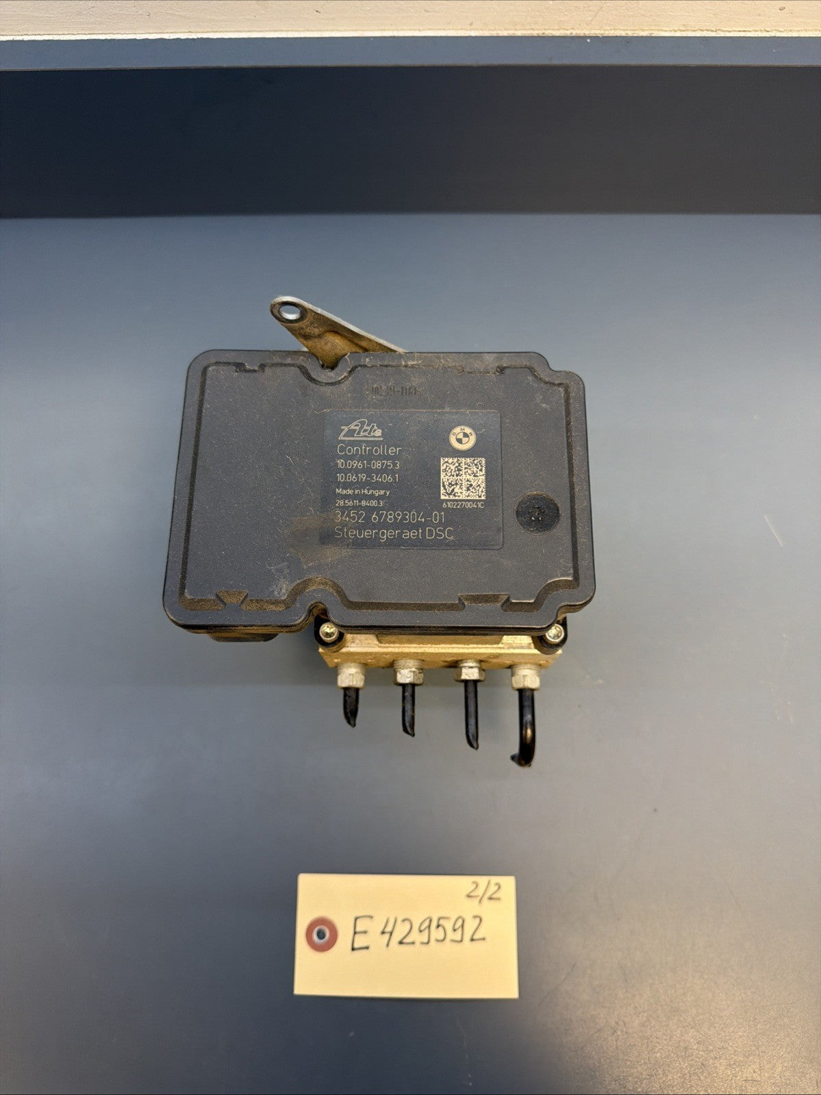 07-13 BMW E90 E92 E93 335i ANTI LOCK BRAKE ABS PUMP MODULE 6789303 OEM