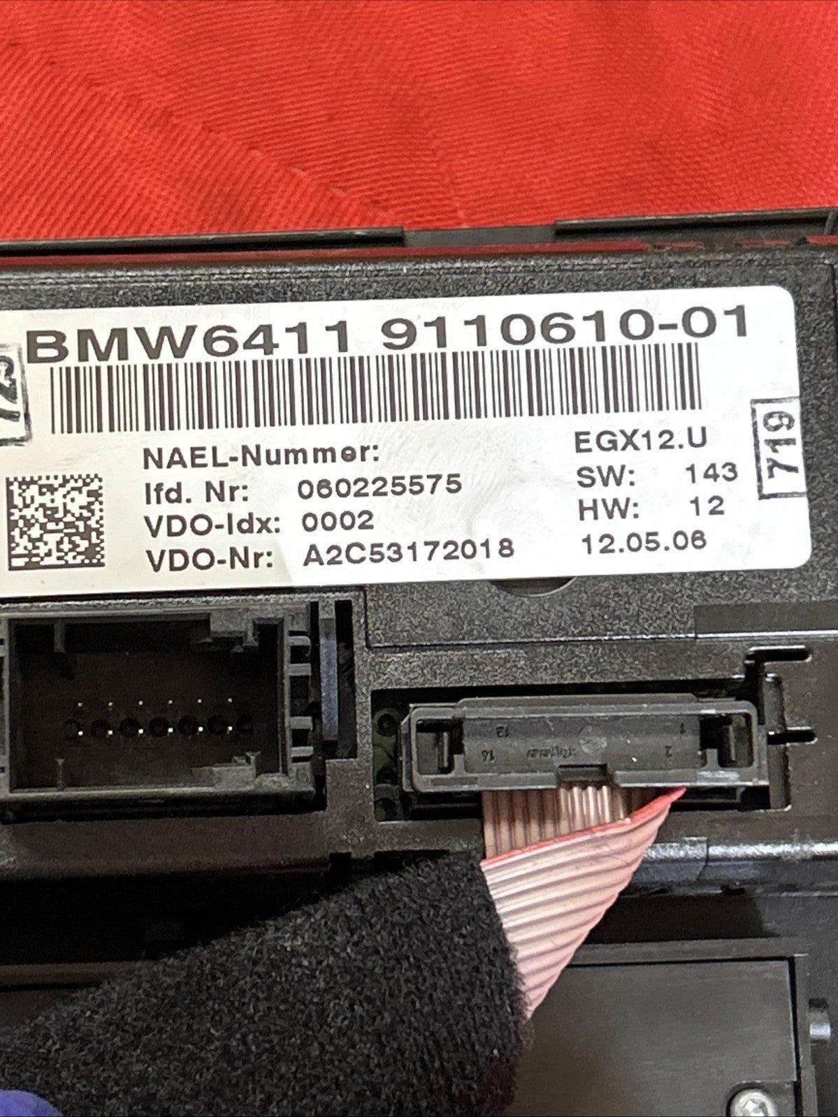BMW 3 SERIES E90 HEATER CONTROL 9110610 SWITCH BUTTON PANEL DASHBOARD
