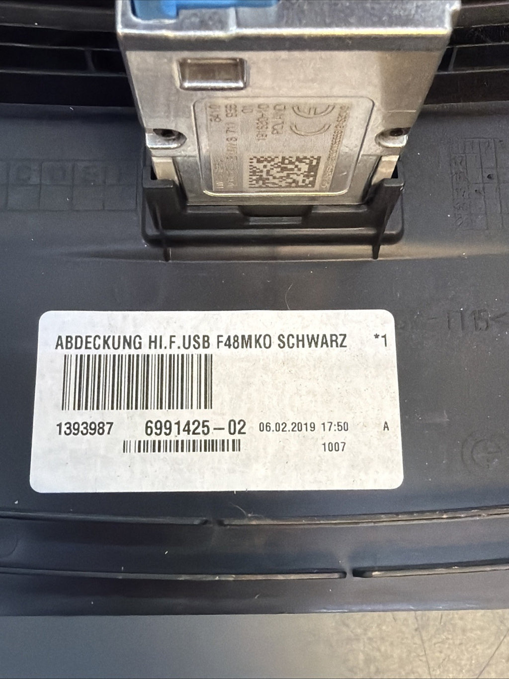 2018 - 2023 BMW X2 F39 CENTER CONSOLE REAR BACK COVER PANEL OEM 6991425