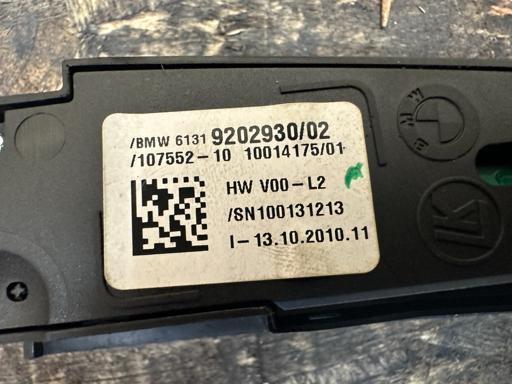 BMW 10-17 F10 CENTER CONSOLE TRACTION CONTROL PARKING BRAKE SWITCH OEM 9202930