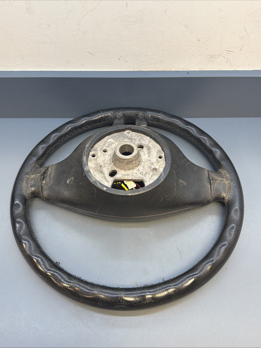BMW 99-06 E46 3 SERIES BLACK LEATHER SPORT STEERING WHEEL OEM 101493/6760659