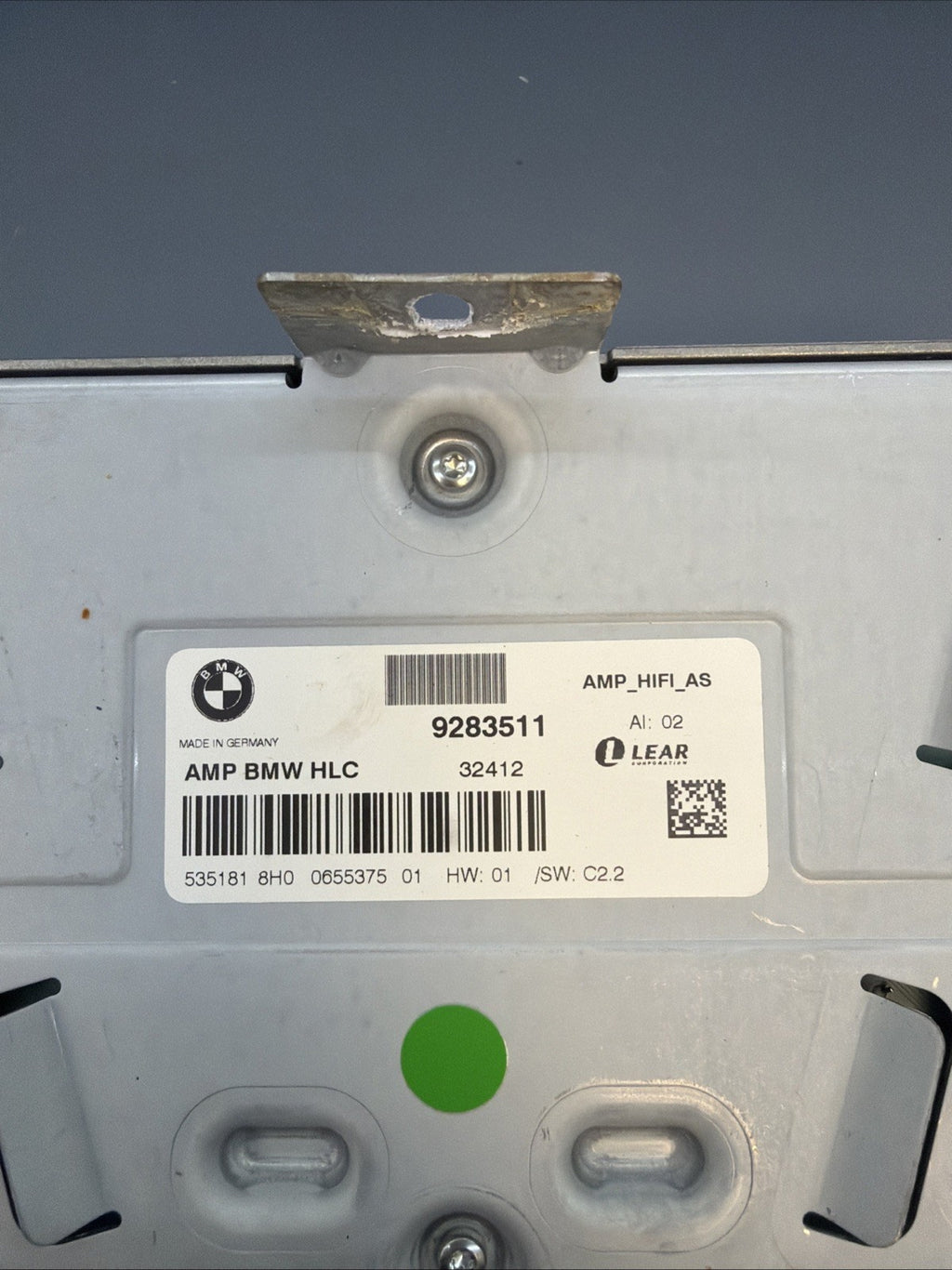 12-16 BMW F30 328i 9283511 LEAR RADIO AUDIO AMPLIFIER HIFI HLC OEM AMP 9283511