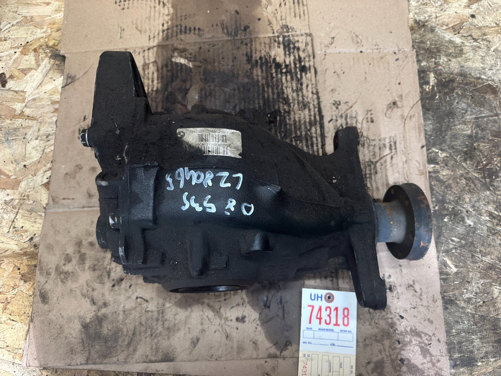 BMW E60 535 5 SERIES REAR DIFFERENTIAL FINAL 3.46 DRIVE OEM 7528320/7560882