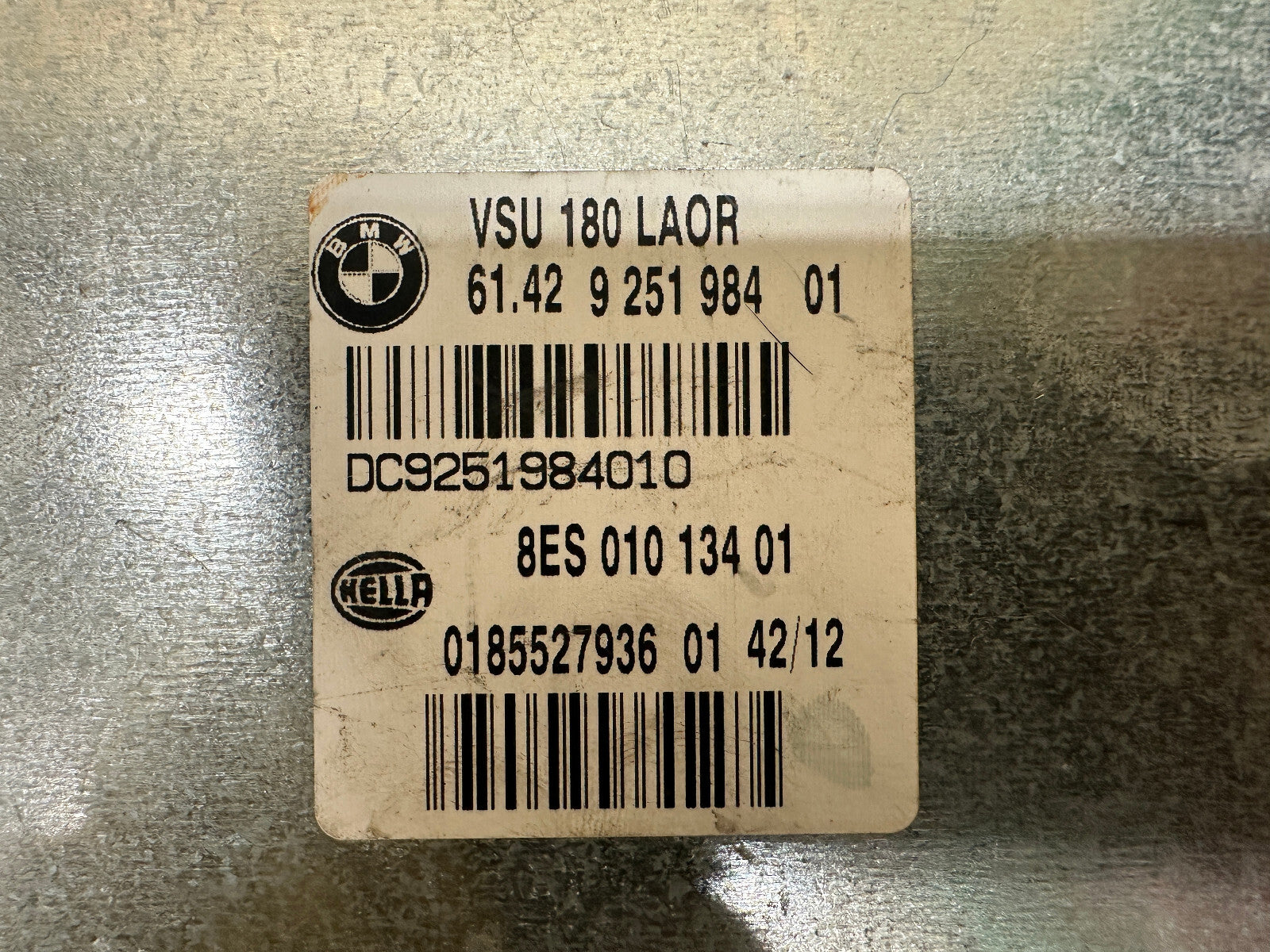 BMW 10-17 1 3 5 6 SERIES X3 VOLTAGE CONVERTER CONTROL MODULE OEM 9251984