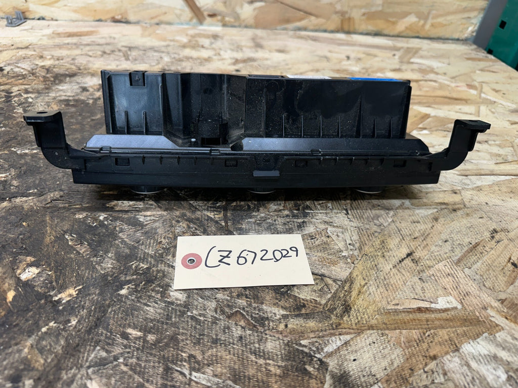 BMW 08-10 E60/E61 CENTER CONSOLE CLIMATE CONTROL PANEL BLACK TRIM OEM 6976361