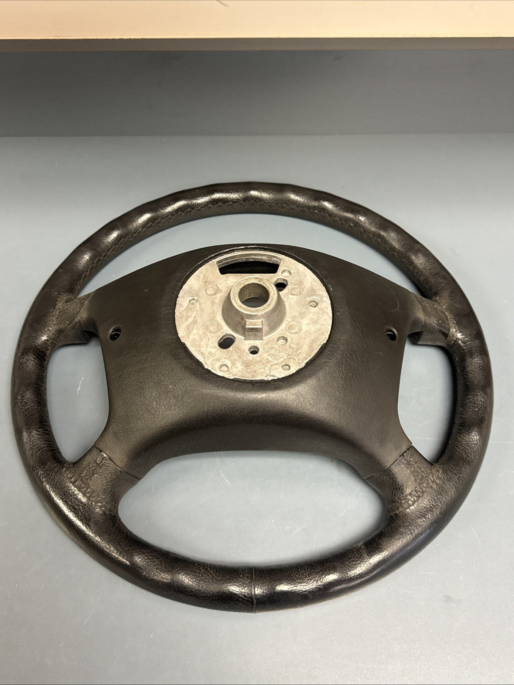 BMW 97-03 E46 3 SERIES BLACK LEATHER BASE MODEL STEERING WHEEL OEM 6753945