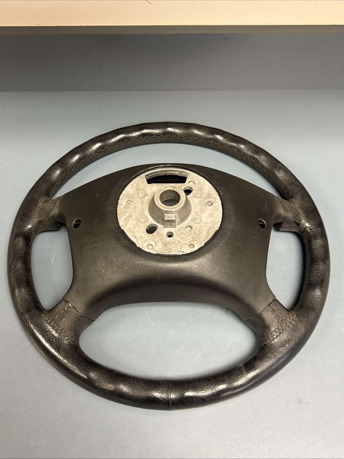 BMW 97-03 E46 3 SERIES BLACK LEATHER BASE MODEL STEERING WHEEL OEM 6753945