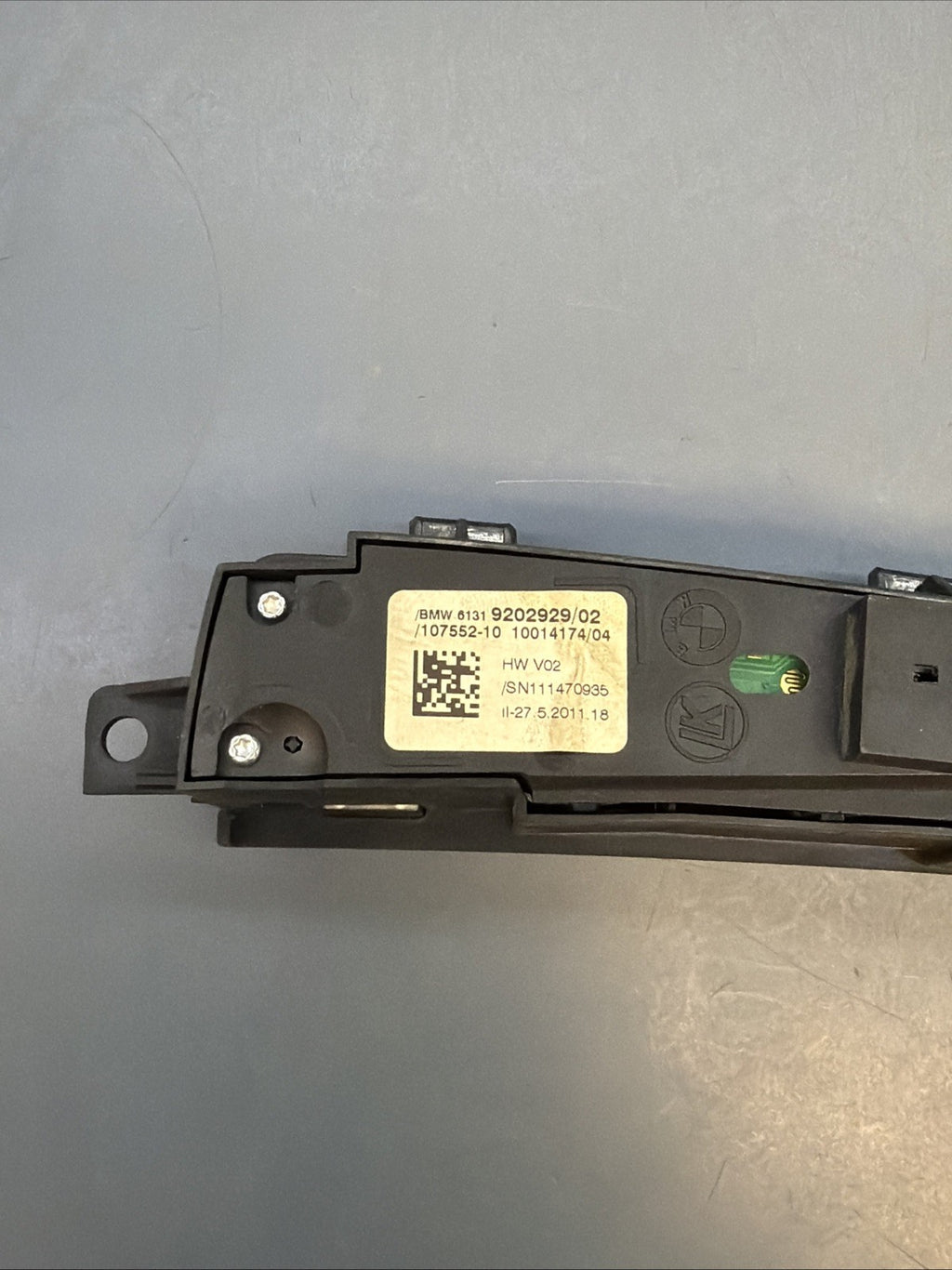 BMW 2011-2014 F25 X3 F10 5 SERIES TRACTION CONTROL BUTTON TRIM OEM 9202929