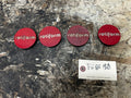 rotiform CENTER CAPS RED 2 INCH