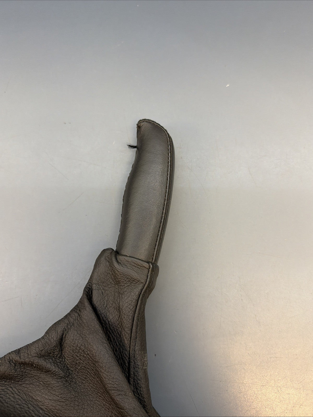 BMW E39 540i E-Brake Emergency Brake Parking Handle Boot Leather 97-03 OEM