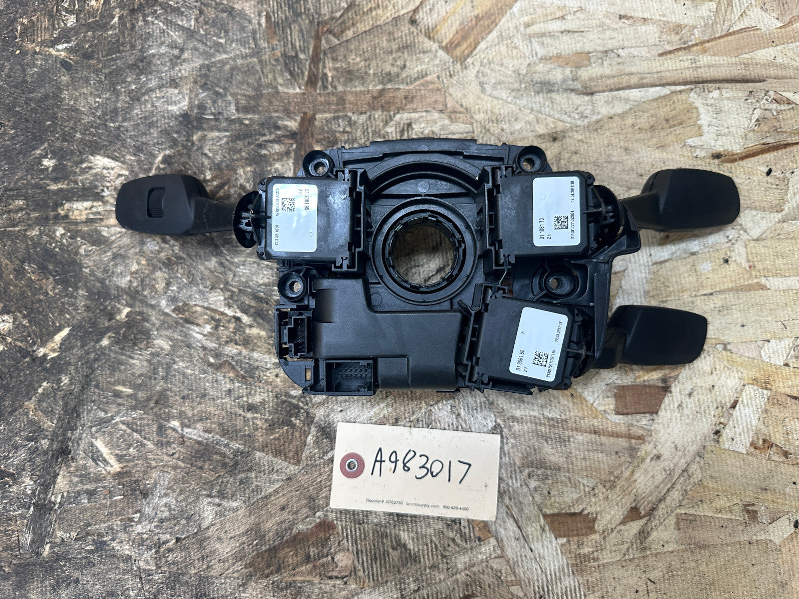BMW 04-16 3 SERIES Z4 STEERING WHEEL COLLUM STOCK SWITCHES+CLOCK SPRING 9123049