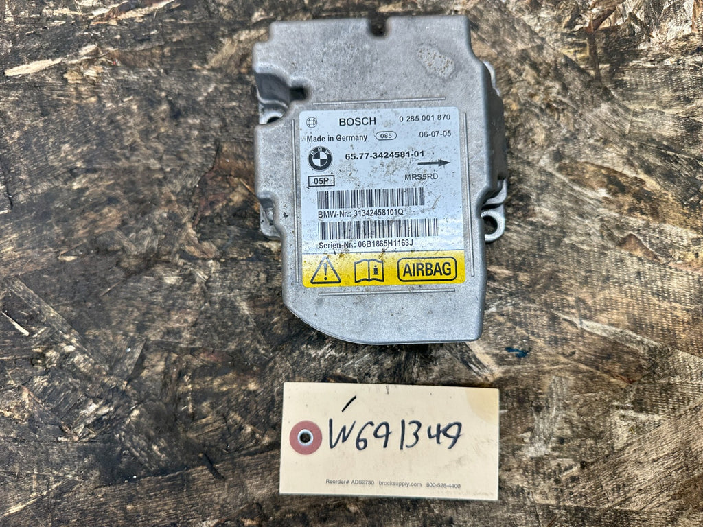 BMW 2003-2010 E83 X3 SRS CONTROL MODULE UNIT OEM 3424581